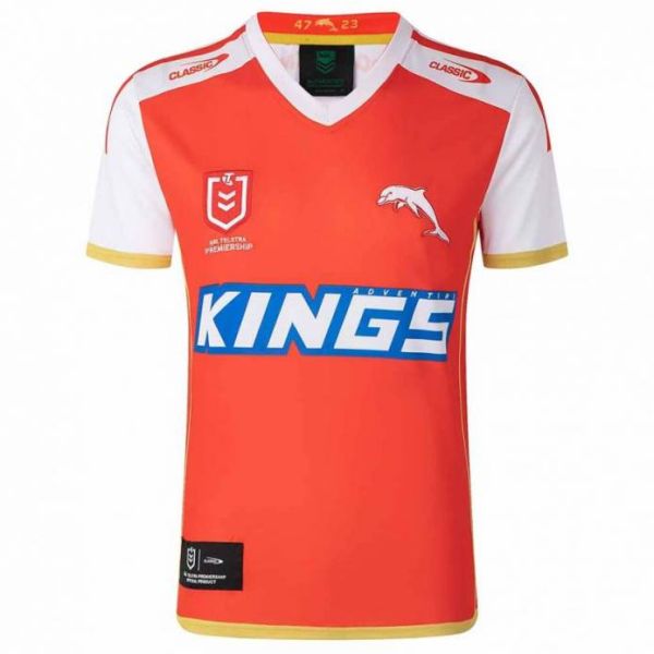 Redcliffe Dolphins 2023 Men's Away Jersey NRL Rugby League by Classic