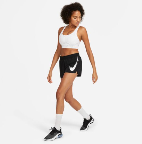 Nike swoosh shorts womens on sale