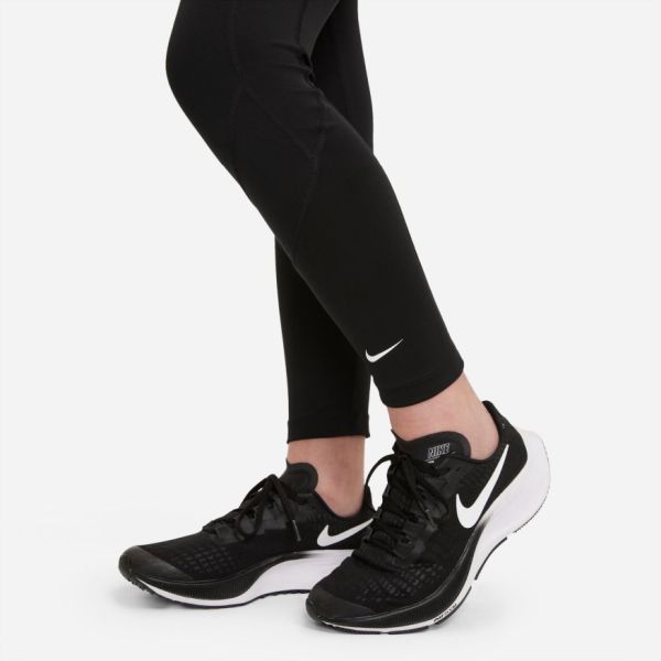 Nike Womens Dri-FIT Team One Tight Legging (Black/White, X-Large)