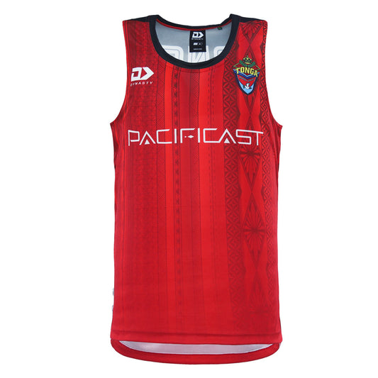 DYNASTY TONGA RL MENS TRAINING SINGLET 2023