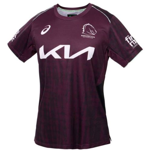 ASICS BRONCOS TRAINING TEE 2025 | MAROON