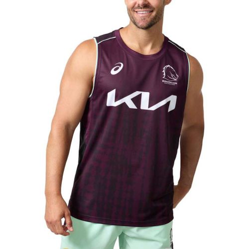 ASICS BRONCOS TRAINING SINGLET 2025 | MAROON