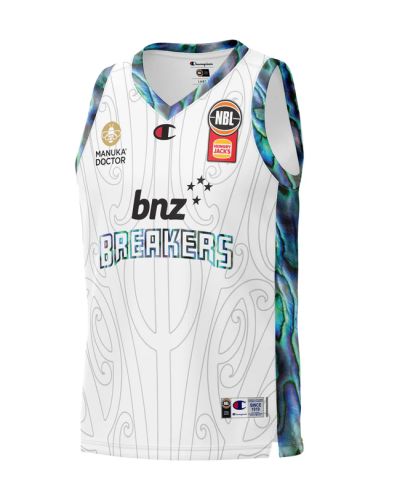 CHAMPION MENS NZ BREAKERS NBL24/25 INDIGENOUS JERSEY