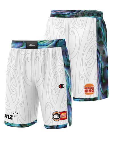 CHAMPION KIDS NZ BREAKERS NBL24/2025 INDIGENOUS SHORTS