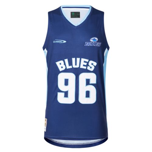 CLASSIC BLUES MENS BASKETBALL SINGLET 2025