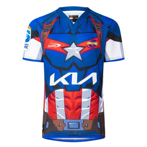 CLASSIC MARVEL CAPTAIN AMERICA HURRICANES JERSEY