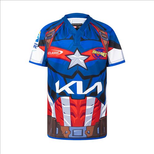 CLASSIC KIDS MARVEL CAPTAIN AMERICA HURRICANES JERSEY