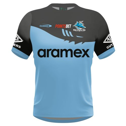 CLASSIC SHARKS MENS WARM UP TEE 2024