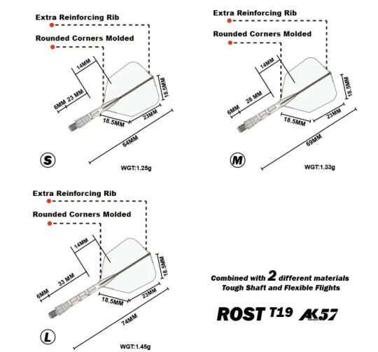 CUESOUL T19 ROST | BIG WING | RED STEM