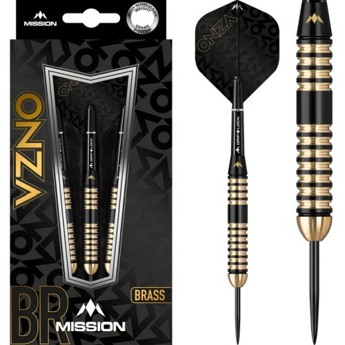 MISSION ONZA M4 STEEL TIP BRASS DARTS