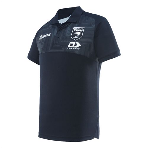 DYNASTY MENS KIWIS RL POLO 2024 | BLACK