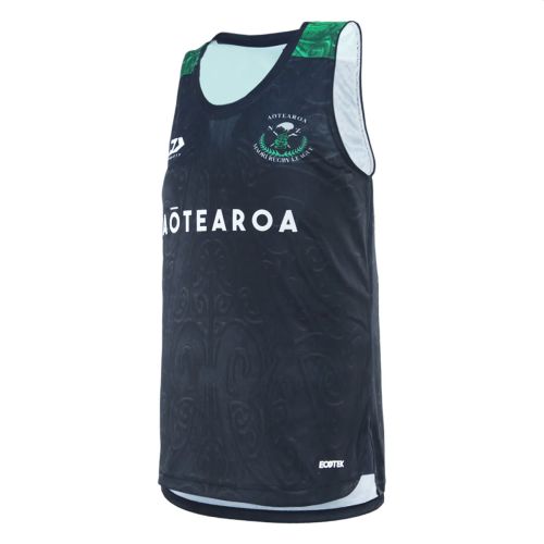 DYNASTY NZ MAORI RL TRAINING SINGLET 2025