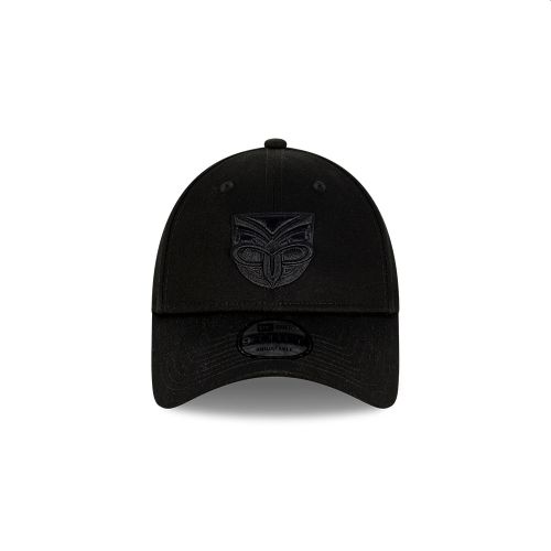 NEW ERA 9FORTY NRL TEAM BLACK ON BLACK CAP 2024