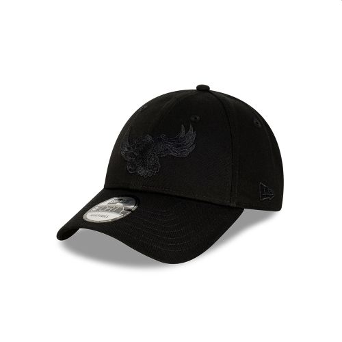 NEW ERA 9FORTY NRL TEAM BLACK ON BLACK CAP 2024