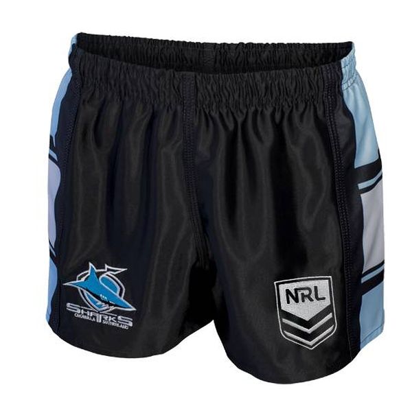 NRL SHARKS SUPPORTER SHORTS