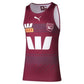 PUMA QLD MAROONS MENS TRAINING  SINGLET 2025