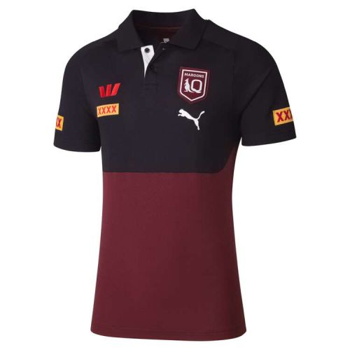 PUMA QLD MAROONS MENS TEAM POLO 2025 Sports Safari