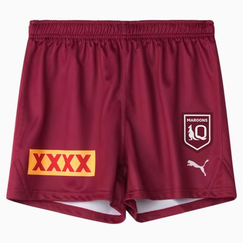 PUMA QLD MAROONS MENS REPLICA HOME SHORT 2025