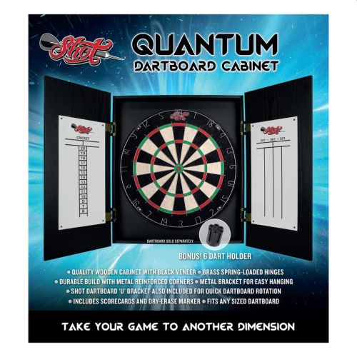 SHOT QUANTUM DARTBOARD CABINET