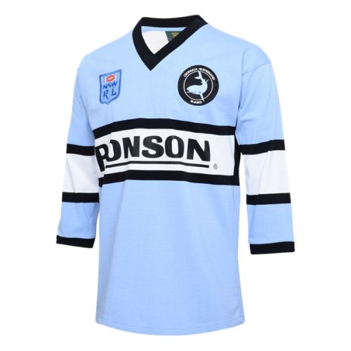 CRONULLA-SUTHERLAND SHARKS 1985 RETRO JERSEY