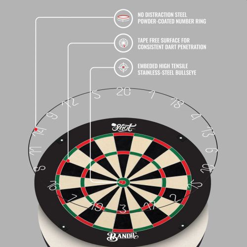 SHOT BANDIT DARTBOARD | GEN 4