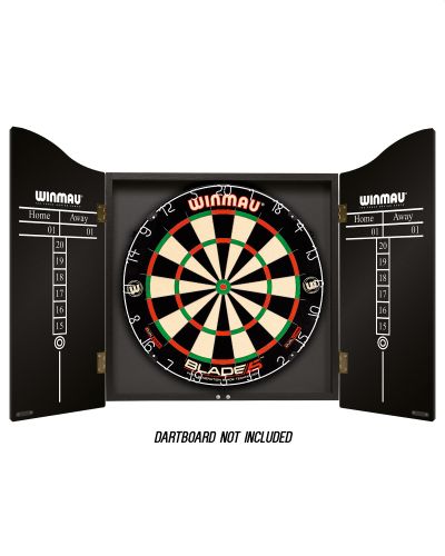 WINMAU SKULL DESIGN DARTBOARD CABINET