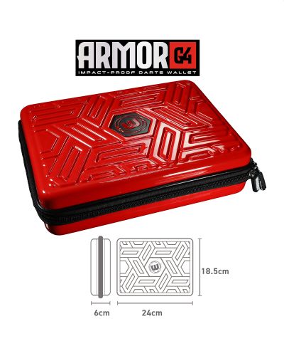 WINMAU ARMOR G4 DART CASE | HOLDS 4 SETS