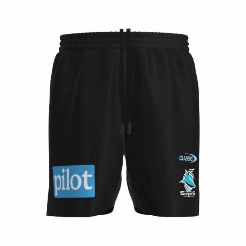 CLASSIC SHARKS MENS ZIPPER TRAINING SHORT 2023