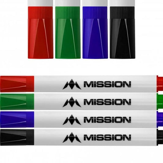 MISSION MARKER PENS - DRY WIPE - PACK OF 4