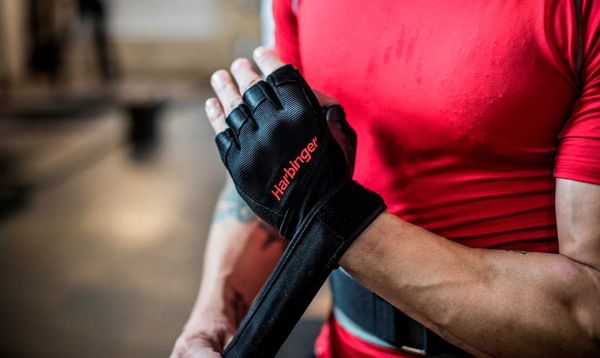 HARBINGER MENS PRO WRISTWRAP GLOVES