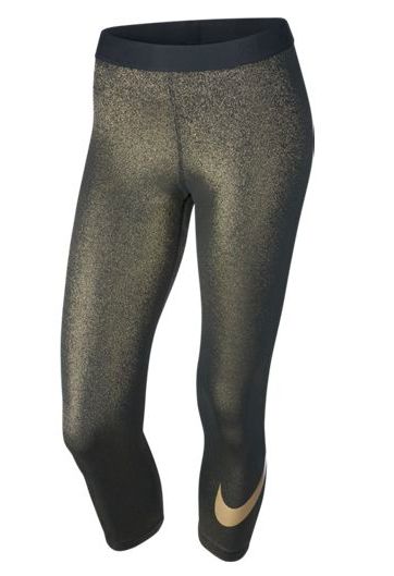 NIKE WOMENS PRO COOL CAPRI GOLD