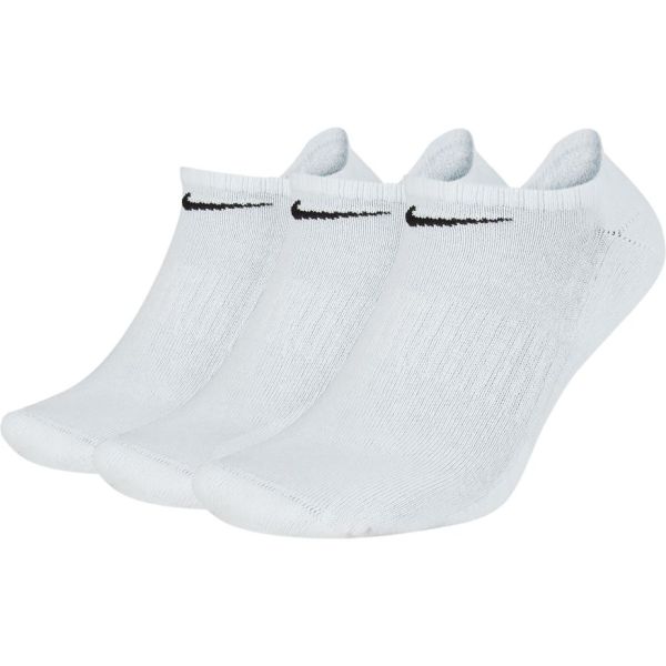 NIKE UNISEX EVERYDAY CUSION NO SHOW SOCKS | 3 PACK