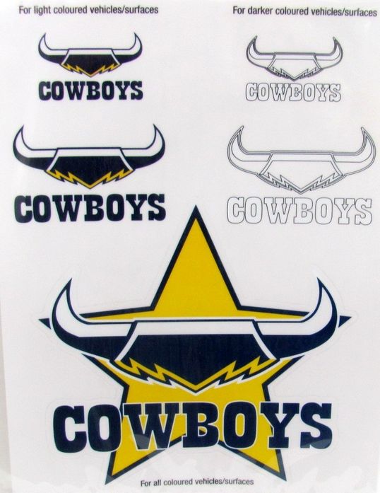 NRL UV CAR DECALS