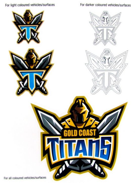 NRL UV CAR DECALS