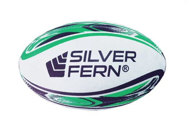 SILVER FERN MOD RUGBY LEAGUE BALL SIZE 4