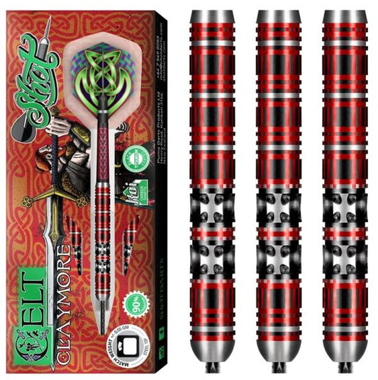 SHOT CELT CLAYMORE 90% TUNGSTEN DARTS