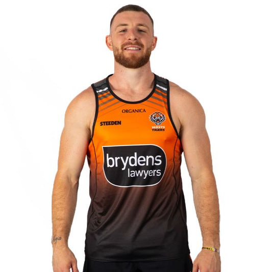 STEEDEN WEST TIGERS TRAINING SINGLET 2022