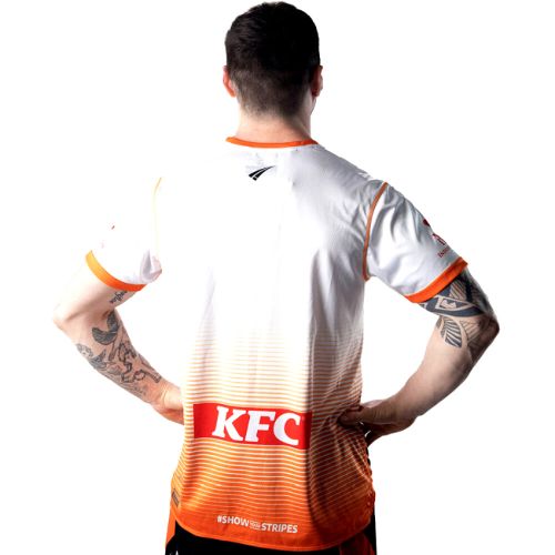 STEEDEN WEST TIGERS PLAYERS RUN OUT TEE