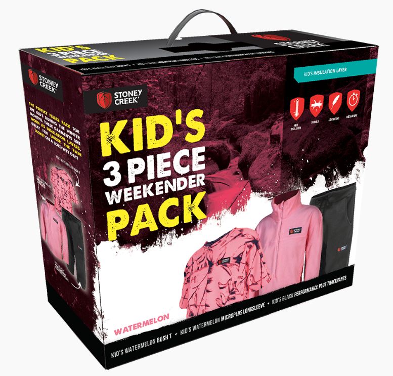 STONEY CREEK KIDS 3 PIECE WEEKENDER PACK