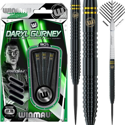 WINMAU DARYL GURNEY BLACK EDITION 90% TUNGSTEN